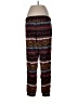 Eddie Bauer Print Burgundy Casual Pants Size L - photo 2