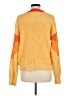 Shein 100% Acrylic Color Block Orange Pullover Sweater Size 8 - 10 - photo 2