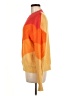 Shein 100% Acrylic Color Block Orange Pullover Sweater Size 8 - 10 - photo 5