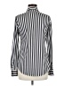 Cestyle Stripes Black Long Sleeve Button-Down Shirt Size M - photo 2