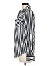 Cestyle Stripes Black Long Sleeve Button-Down Shirt Size M - photo 5