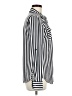 Cestyle Stripes Black Long Sleeve Button-Down Shirt Size M - photo 4