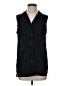Banana Republic 100% Polyester Black Sleeveless Blouse Size S - photo 1