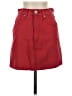Rag & Bone Solid Red Denim Skirt Size 24 waist - photo 1