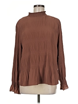Adrianna Papell Long Sleeve Blouse