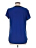 AUW Blue Short Sleeve Blouse Size M - photo 2