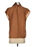 Max Studio 100% Polyester Houndstooth Brown Sleeveless Blouse Size XS - photo 2