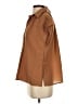 Max Studio 100% Polyester Houndstooth Brown Sleeveless Blouse Size XS - photo 5