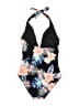 DKNY Print Black One Piece Swimsuit Size M - photo 2