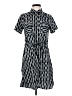 New Glory 100% Polyester Print Black Casual Dress Size S - photo 1
