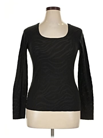 Three Dots Long Sleeve Top (view 1)