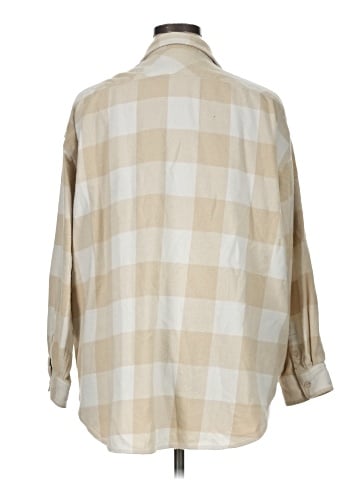 Aerie 3/4 Sleeve Button-Down Shirt (view 2)