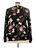 wonderly 100% Rayon Black Long Sleeve Blouse Size 3X - photo 2