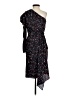 Aidan Mattox 100% Polyester Stars Black Cocktail Dress Size 0 - photo 2