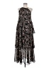 Lost + Wander 100% Polyester Paisley Black Casual Dress Size S - photo 1