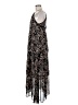 Lost + Wander 100% Polyester Paisley Black Casual Dress Size S - photo 5