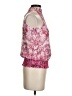 Ecru Pink Sleeveless Silk Top Size XS - photo 4