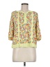 Westbound 100% Rayon Yellow 3/4 Sleeve Blouse Size M (petite) - photo 1