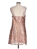 Assorted Brands 100% Polyester Metallic Silver Cocktail Dress Size L - photo 2