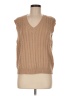 Shein 100% Acrylic Tan Sweater Vest Size 6 - photo 1