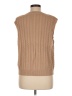 Shein 100% Acrylic Tan Sweater Vest Size 6 - photo 2