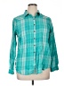 Ariat 100% Cotton Plaid Teal Long Sleeve Button-Down Shirt Size XL - photo 1