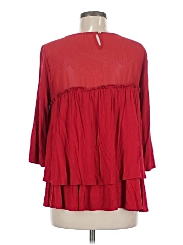 Pebble and Stone 3/4 Sleeve Blouse (view 2)