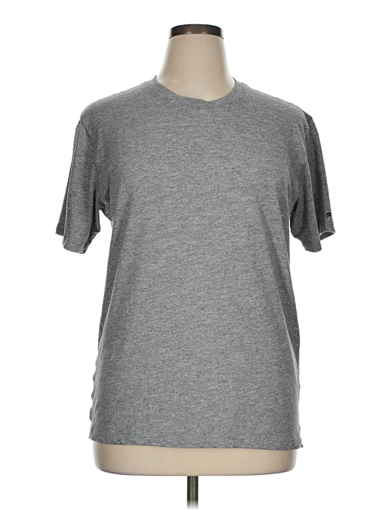 Pre-owned Fabletics Short Sleeve T-shirt In Gray