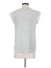 Silk Land Silver Short Sleeve Blouse Size S - photo 2
