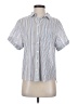Madewell 100% Cotton Stripes White Short Sleeve Button-Down Shirt Size XXS - photo 1