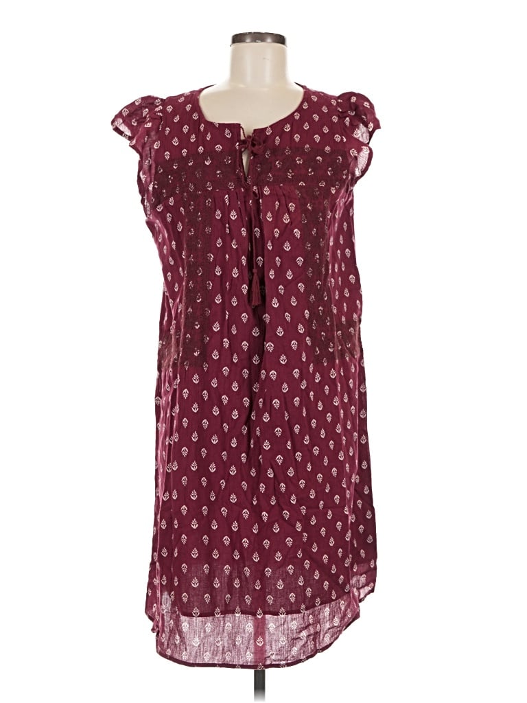 Pre-owned Old Navy Casual Dress In Burgundy