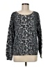 Joie Animal Print Gray Pullover Sweater Size M - photo 1