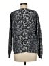 Joie Animal Print Gray Pullover Sweater Size M - photo 2