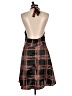 Connection 18 100% Polyester Plaid Black Cocktail Dress Size L - photo 2