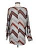Olivia Blu Chevron-herringbone Silver Pullover Sweater Size S - photo 2