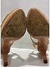 Prada 100% Leather Gold Tan Heels Size EU 39 1/2 - photo 7