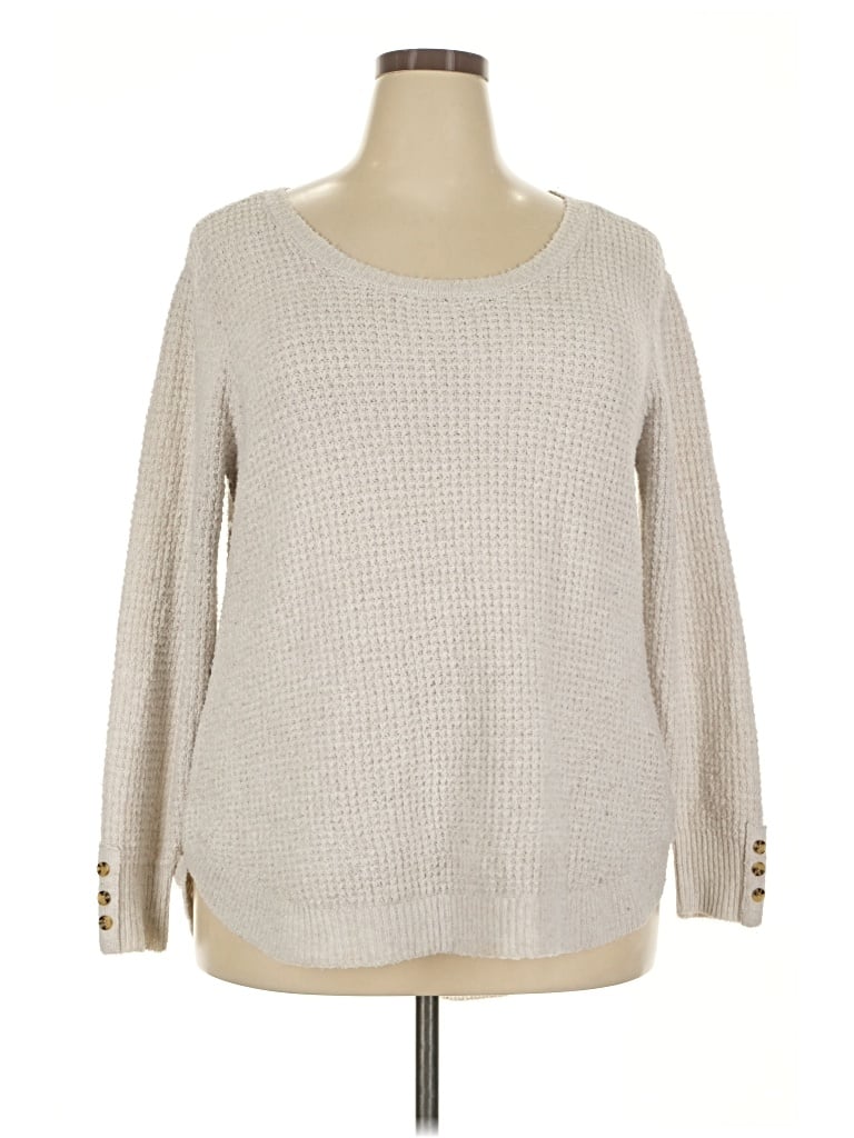 Pre-owned Maurices Pullover Sweater In Tan