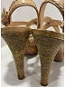 Prada 100% Leather Gold Tan Heels Size EU 39 1/2 - photo 4