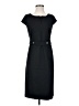 Talbots Solid Black Casual Dress Size 4 - photo 1