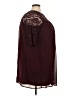 AUW 100% Polyester Burgundy Short Sleeve Blouse Size 3X - photo 4