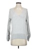 Brochu Walker Silver Silk Pullover Sweater Size S - photo 1
