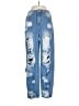 Shein Graphic Blue Jeans Size 4 - photo 1