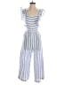Umgee Stripes Blue Jumpsuit Size S - photo 1