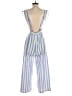 Umgee Stripes Blue Jumpsuit Size S - photo 2