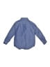 Janie and Jack Chevron-herringbone Blue Long Sleeve Button-Down Shirt Size 4 - photo 2