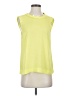 J.Crew 100% Polyester Yellow Sleeveless Blouse Size 4 - photo 1