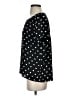 Ann Taylor LOFT 100% Polyester Polka Dots Black Short Sleeve Blouse Size S - photo 5