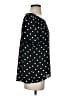 Ann Taylor LOFT 100% Polyester Polka Dots Black Short Sleeve Blouse Size S - photo 4