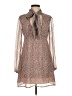 BCBGeneration 100% Polyester Animal Print Brown Casual Dress Size XS - photo 1