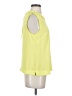 J.Crew 100% Polyester Yellow Sleeveless Blouse Size 4 - photo 4